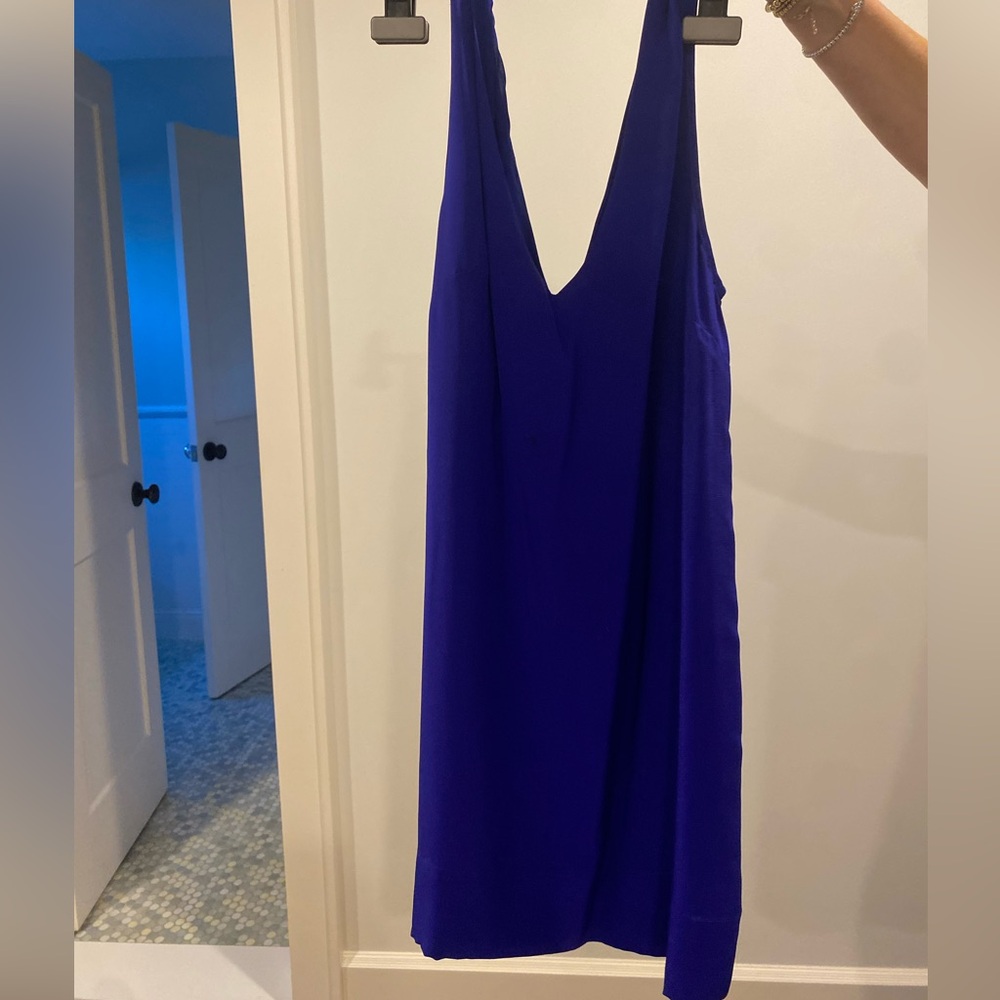 Blue Dress with Bow
